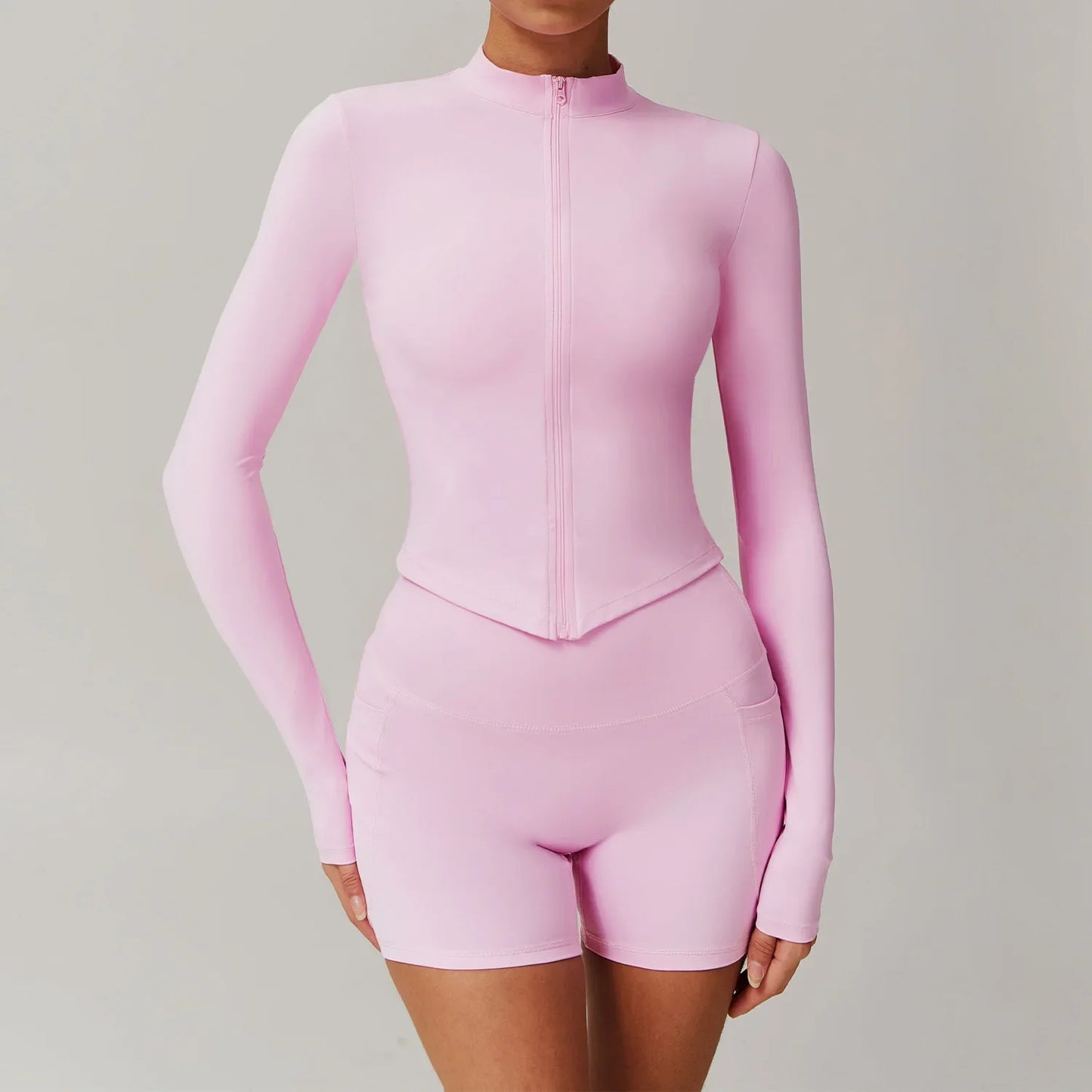 Yoga Set Gym Sportswear 2 Pieces Yoga Suits for Women Fitness Jacket Tracksuits Sports Bra Gym Leggings Zipper Athletic Wear